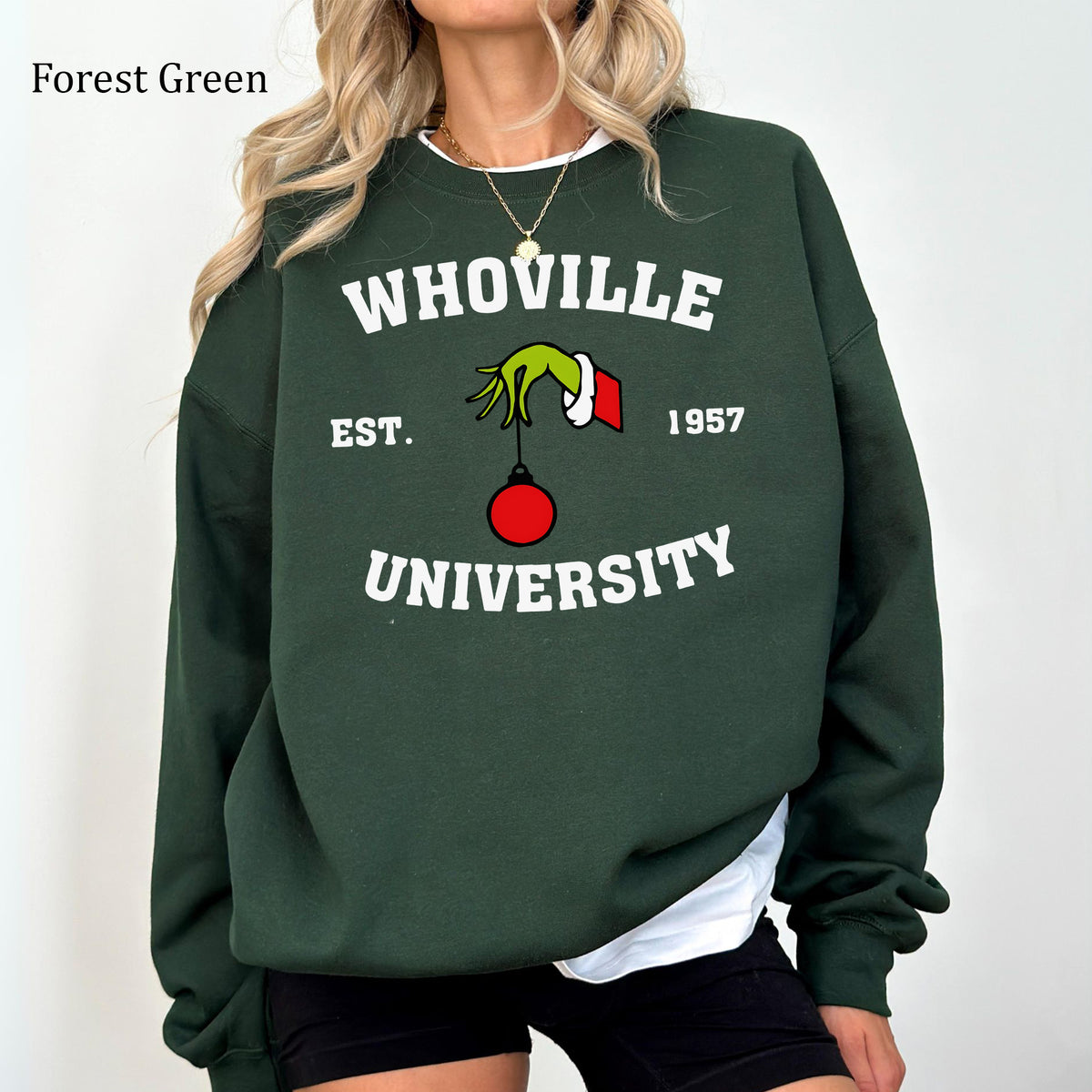 Grinch Christmas Whoville University Est 1957