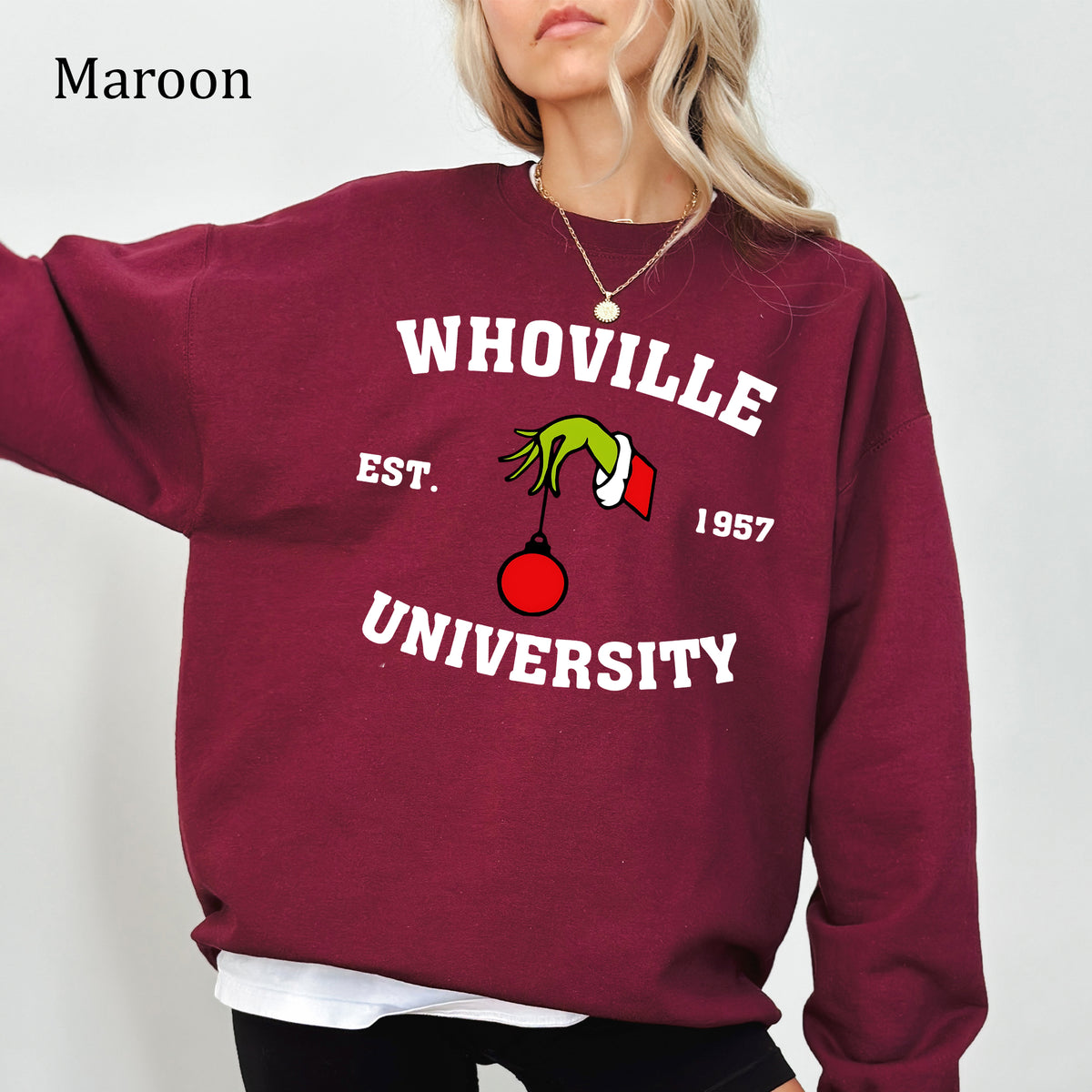 Grinch Christmas Whoville University Est 1957